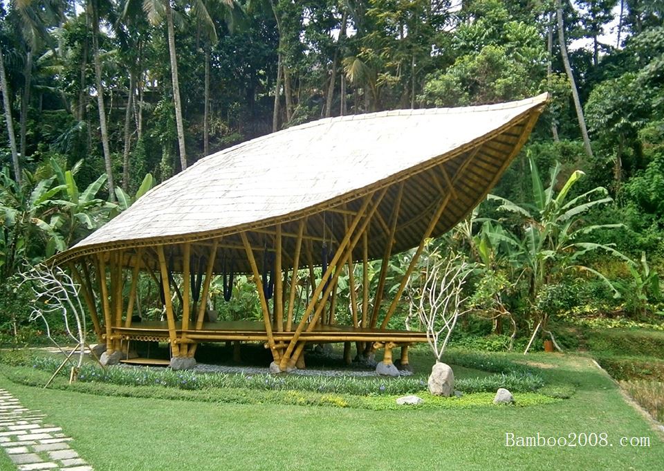印尼:亚竹结构瑜伽馆-境道原竹