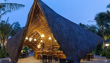 现代竹餐厅 竹子结构餐厅 -越南案例