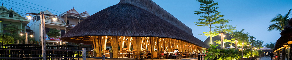 特色竹建筑餐厅–西非海岸