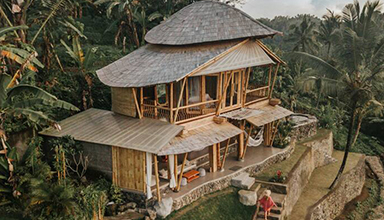 特色竹房子建筑 竹结构别墅-印尼项目