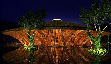 竹结构酒店 特色竹建筑度假村-柬埔寨西哈努克项目