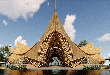 盘点泰国经典特色竹建筑案例分享-令人浏览往返（设计+建造）（图）