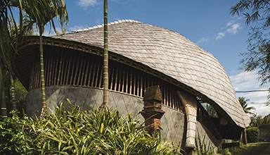 竹结构羽毛球场 个性竹建筑-印尼巴厘岛项目
