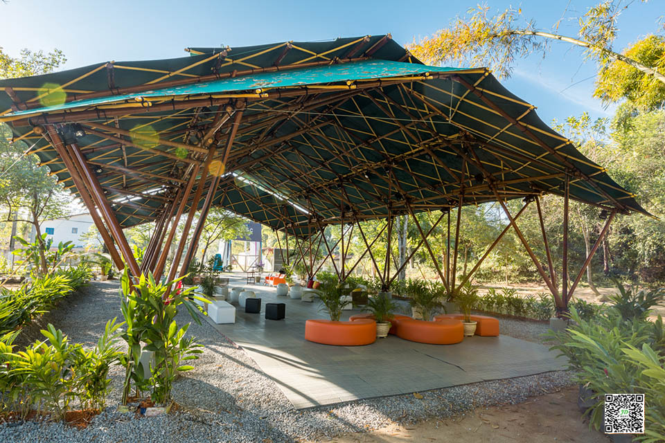 特色竹棚景观建筑 分离之门 -巴西作品案例