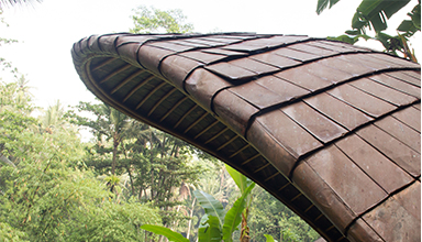 竹建筑的五种常见屋顶系统材料