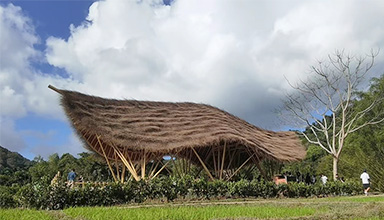 海南.五指山”雨林好时光“乡村旅游 竹亭 竹建筑