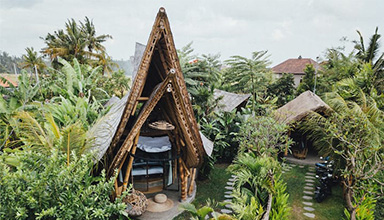印尼.巴厘岛特色竹屋建筑、竹建筑、双层竹屋案例鉴赏