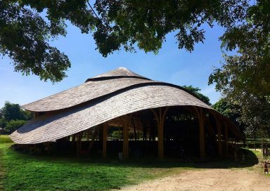 【竹构建筑设计】创造和谐环境的新时代建筑材料 竹屋 竹廊 竹编建筑